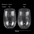 Creative Crystal Glass Cup, Footless Red Wine Glass Mug